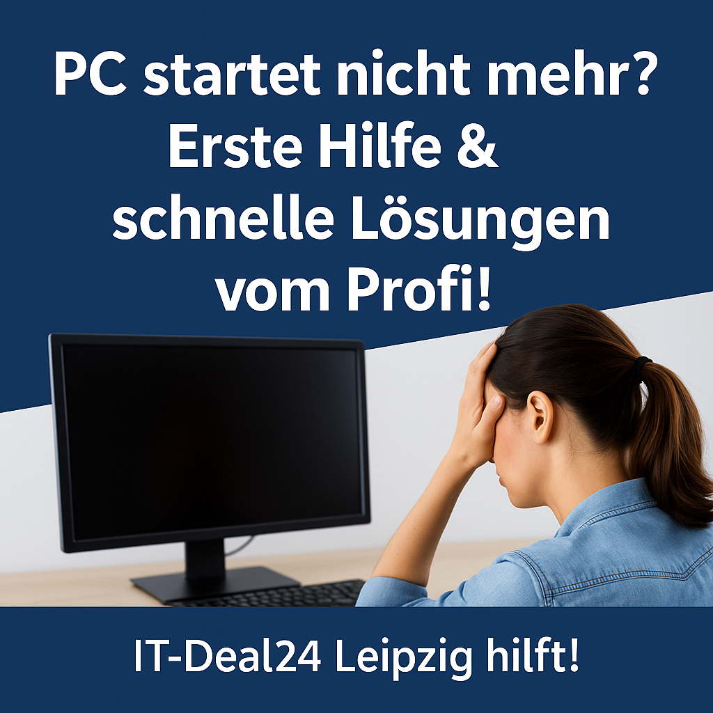 PC startet nicht mehr – schnelle Hilfe in Leipzig von IT-Deal24