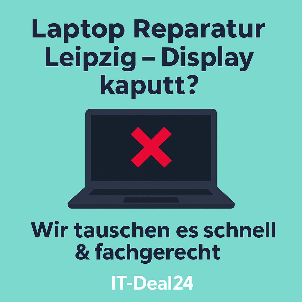 Laptop Reparatur Leipzig – Display kaputt? Schneller Tausch bei IT-Deal24