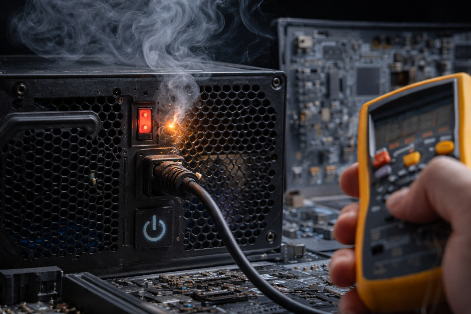 Startprobleme am PC durch fehlerhafte Stromversorgung – Netzteil prüfen
